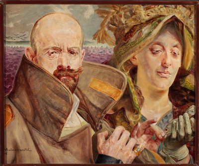 Primrose - Self-Portrait with Wife by Jacek Malczewski