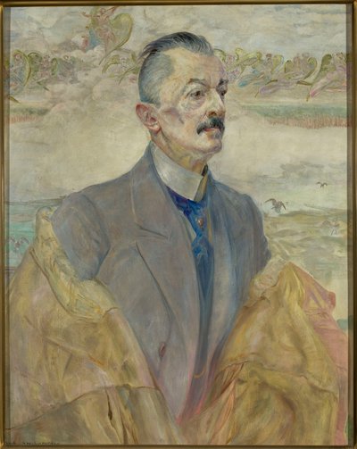 Portrait of August Sokołowski, Historian by Jacek Malczewski