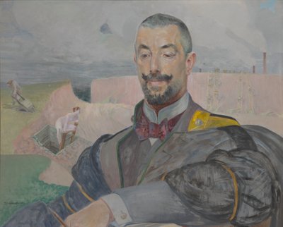 Portrait of Erazm Barącz by Jacek Malczewski