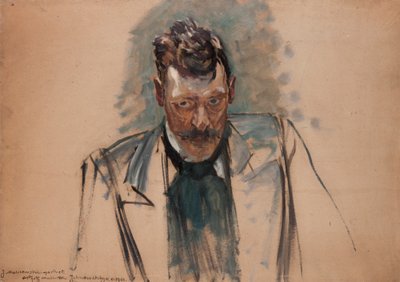 Portrait of the Artist Painter Ichnowski by Jacek Malczewski
