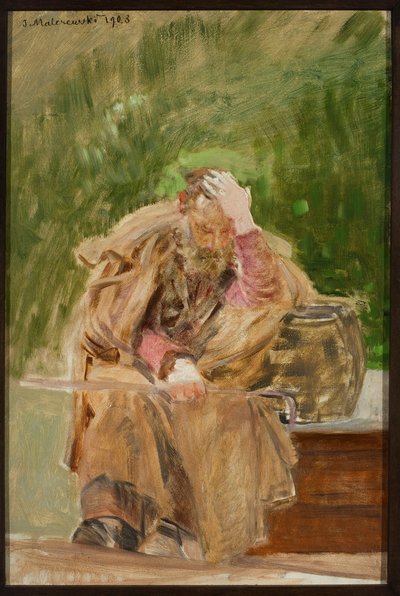 Old Man by the Well by Jacek Malczewski