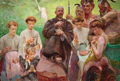 Saint Francis by Jacek Malczewski