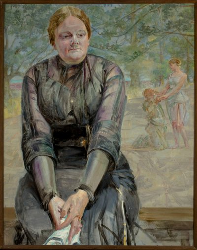 Zadumana - Portrait of Sister Helena Karczewska by Jacek Malczewski