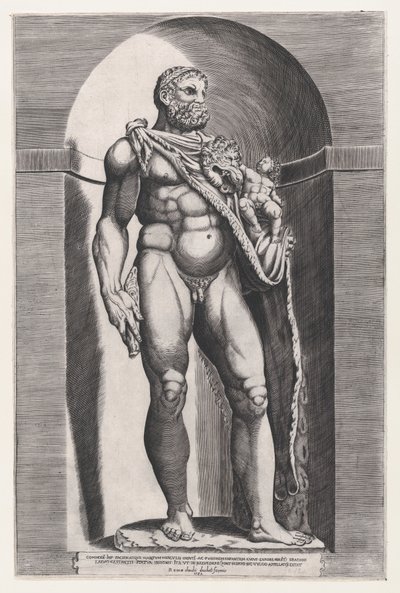 Speculum Romanae Magnificentiae: Emperor Commodus as Hercules by Jacob(us) Bos.