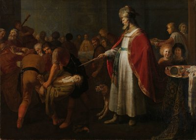 The Parable of the Unworthy Wedding Guest by Jacob Adriaensz. Backer (attributed to)