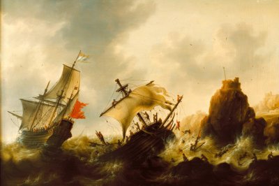Shipwreck in the Storm by Jacob Adriaensz Bellevois