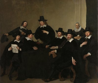 Regents of the Nieuwe Zijds Institute for the Outdoor Relief of the Poor, Amsterdam by Jacob Adriensz Backer