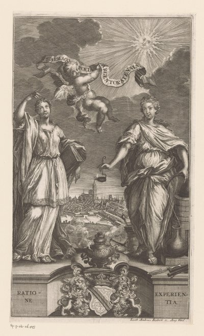 Allegory of Medicine in Strasbourg by Jacob Andreas Fridrich (I)