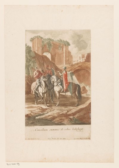 Nightly Consultation of Commanders by Jacob Andreas Fridrich (I)
