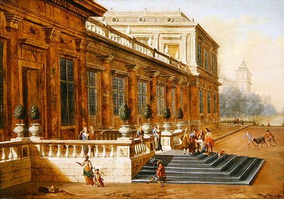 The Return of the Prodigal Son on the Steps of a Classical Palace by Jacob Balthasar Peeters