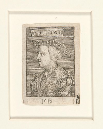 Claude, Queen of France, Daughter of Louis XII of France and Anne of Brittany, Wife of Francis I by Jacob Binck