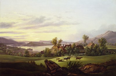 View over Bergen from Haukeland by Jacob Calmeyer