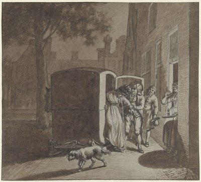 The Homecoming of Two Members of the Circle of Friends by Jacob  Cats