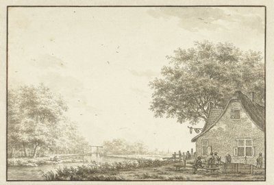Colf Players at an Inn by the Water by Jacob  Cats