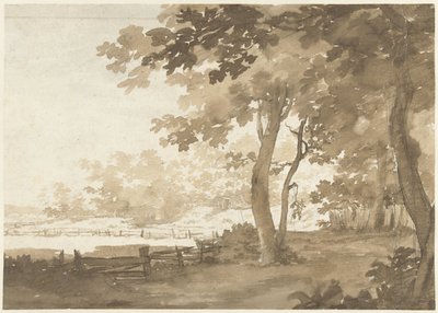 Landscape with a Road Under Trees by Jacob  Cats