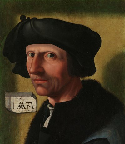 Portrait of Jacob Cornelisz van Oostsanen (c. 1472/77-1528/33) by Jacob Cornelisz van Oostsanen (workshop of)