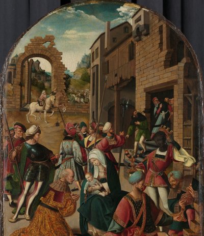 The Adoration of the Magi by Jacob Cornelisz van Oostsanen (workshop of)