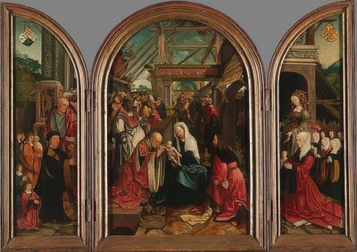 Adoration of the Kings. 1517 by Jacob Cornelisz van Oostsanen