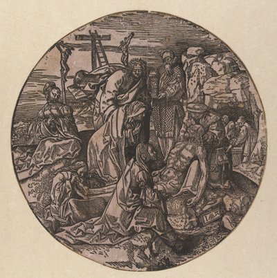 Lamentation and Burial of Christ by Jacob Cornelisz van Oostsanen