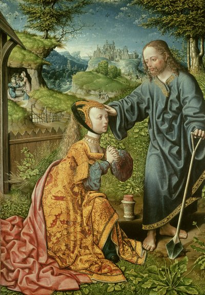 Christ as a Gardener by Jacob Cornelisz van Oostsanen
