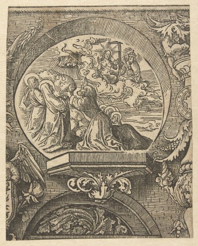 The Ascension and Christ Before God the Father by Jacob Cornelisz van Oostsanen