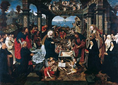 The Nativity by Jacob Cornelisz van Oostsanen