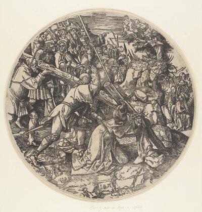 Carrying of the Cross by Jacob Cornelisz van Oostsanen