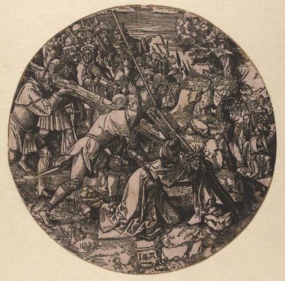 Carrying of the Cross by Jacob Cornelisz van Oostsanen