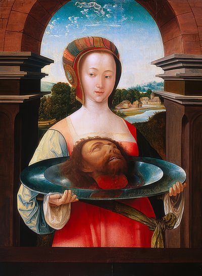 Salome with the Head of John the Baptist. 1524 by Jacob Cornelisz van Oostsanen