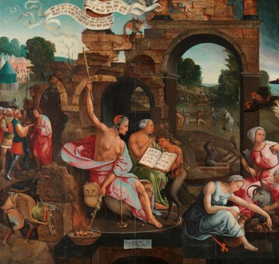 Saul and the Witch of Endor by Jacob Cornelisz van Oostsanen