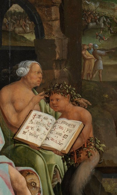 Saul and the Witch of Endor (detail) by Jacob Cornelisz van Oostsanen