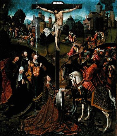 The Crucifixion by Jacob Cornelisz van Oostsanen