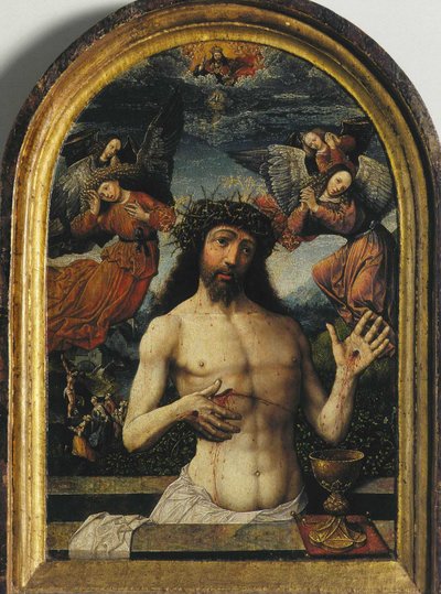 The Man of Sorrows by Jacob Cornelisz van Oostsanen