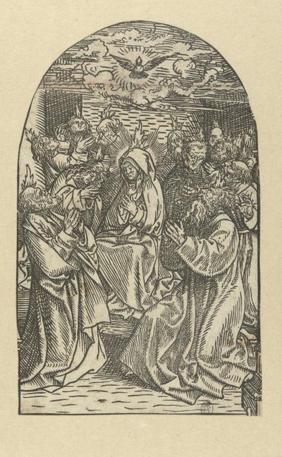 Outpouring of the Holy Spirit by Jacob Cornelisz van Oostsanen