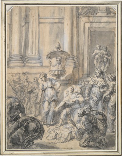 Odysseus Discovering Achilles at the Court of Lycomedes by Jacob Denys
