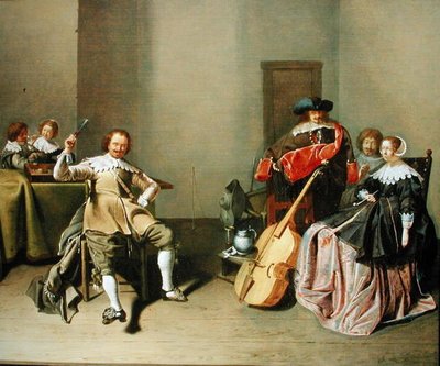 A Merry Company in an Interior by Jacob Duck