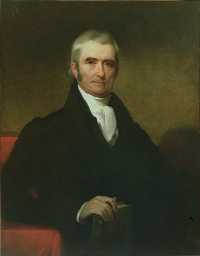 John Marshall (1755-1835) (copy from an original by Henry Inman of 1831-32) by Jacob Eichholtz
