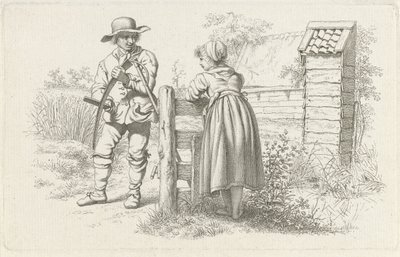 Reaper Talking to a Girl by Jacob Ernst Marcus