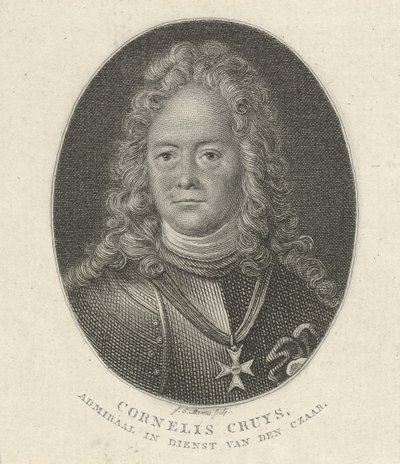 Portrait of Cornelius Cruys, Vice Admiral of the Imperial Russian Navy, 1818 by Jacob Ernst Marcus