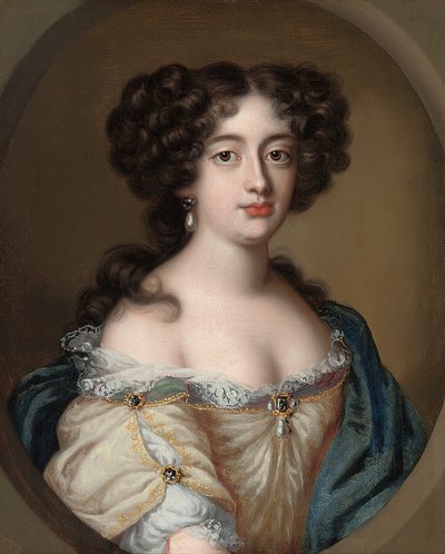 Portrait of a Lady Traditionally Identified as Ortensia Mancini by Jacob Ferdinand Voet