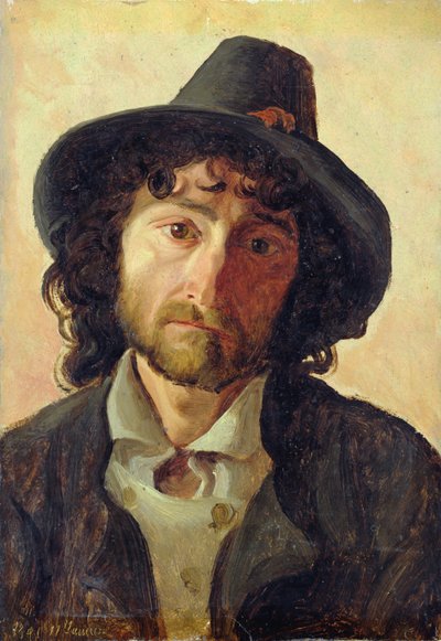 Head of a Man, 1841 by Jacob Gensler