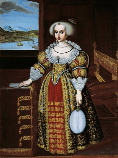 Portrait of Christina of Sweden by Jacob Heinrich Elbfas