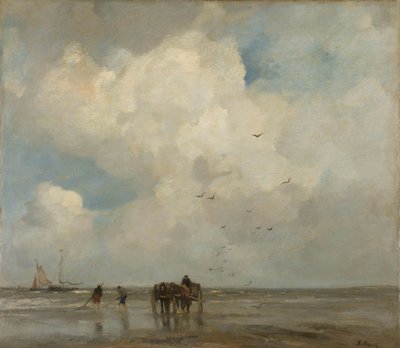 Shell Fishing by Jacob Henricus or Hendricus Maris