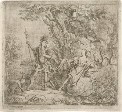 Venus Trying to Dissuade Adonis from Hunting by Jacob Herreyns (I)