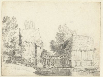 View of Two Watermills by Jacob Isaacksz van Ruisdael (school of)