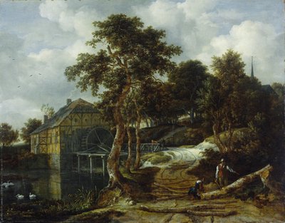 Landscape with Watermill by Jacob van Ruisdael