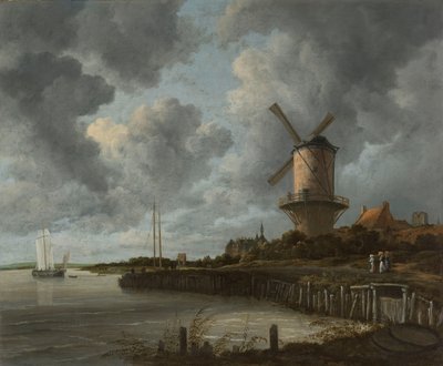 The Windmill at Wijk bij Duurstede by Jacob van Ruisdael