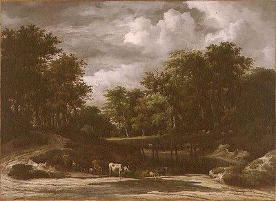 Woodland Landscape by Jacob van Ruisdael
