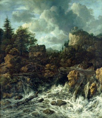 The Waterfall by Jacob van Ruisdael