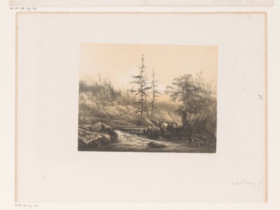 Forest Landscape with River by Jacob Jan van der Maaten (attributed to)